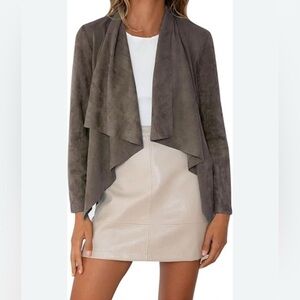 NWT KUT from the Kloth Faux Suede Jacket